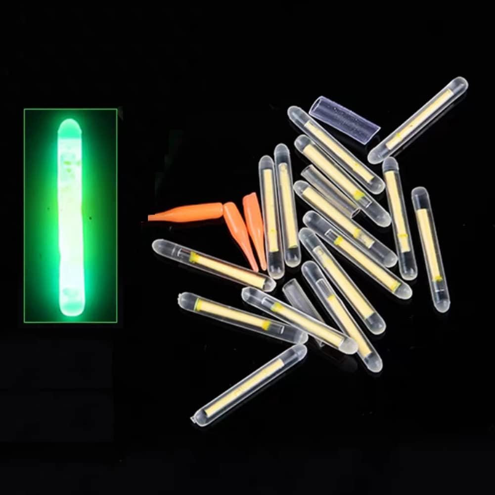 Fishing Bobber Float - 100 Unidades de Pequeños Barras Luminosas