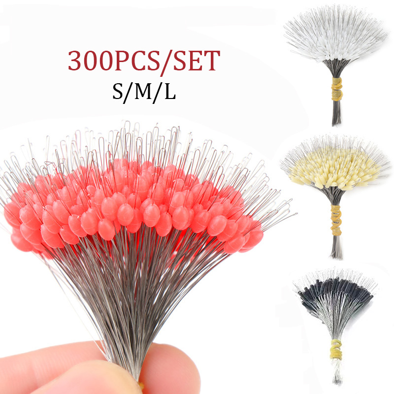 Fishing Bobber Float - 300 unidades de topes de silicona