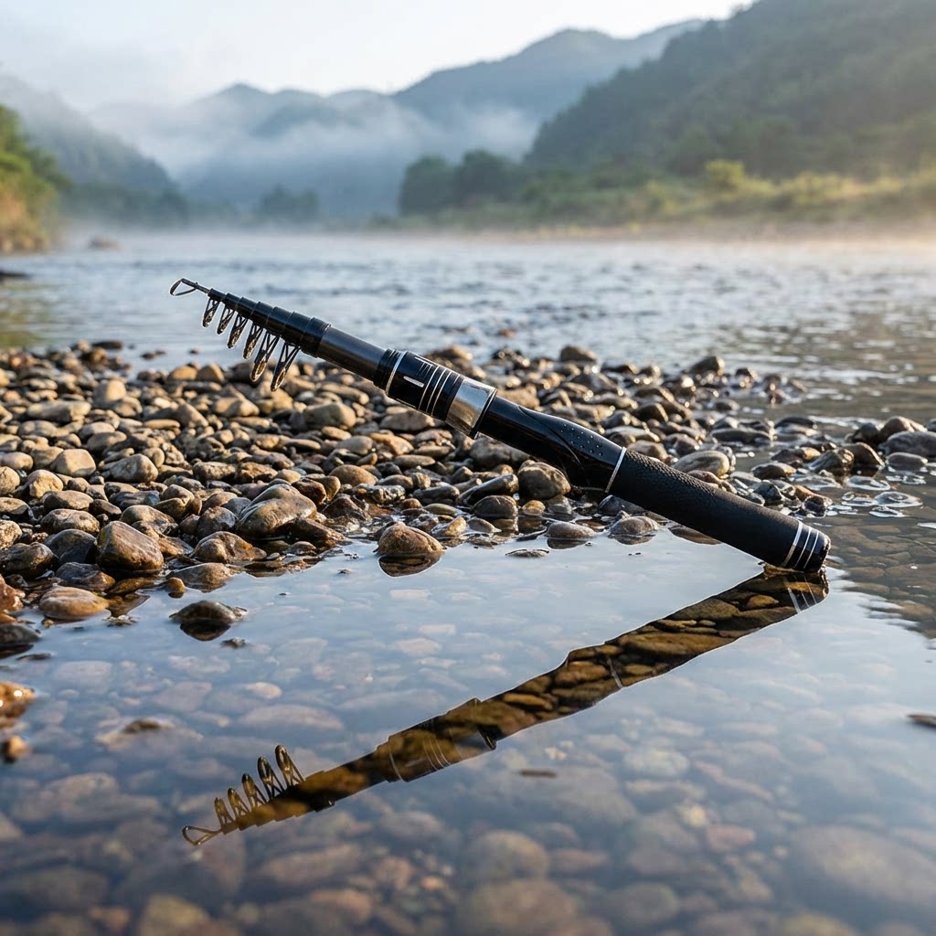 Caña de pescar telescópica ult - Telescopic Fishing Rod reseña y precio