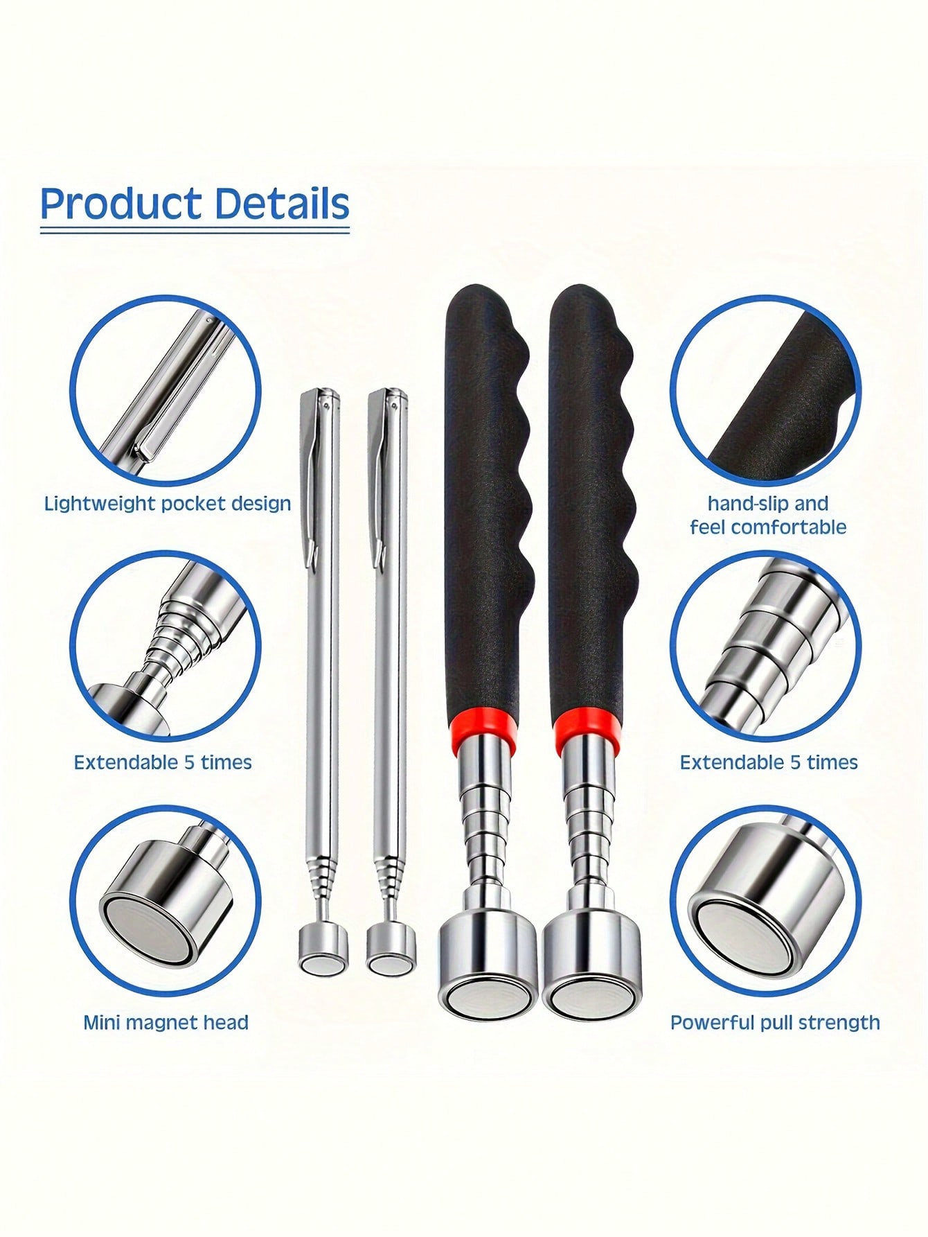 Herramienta de Recogida Magnét - Telescopic Fishing Rod reseña y precio