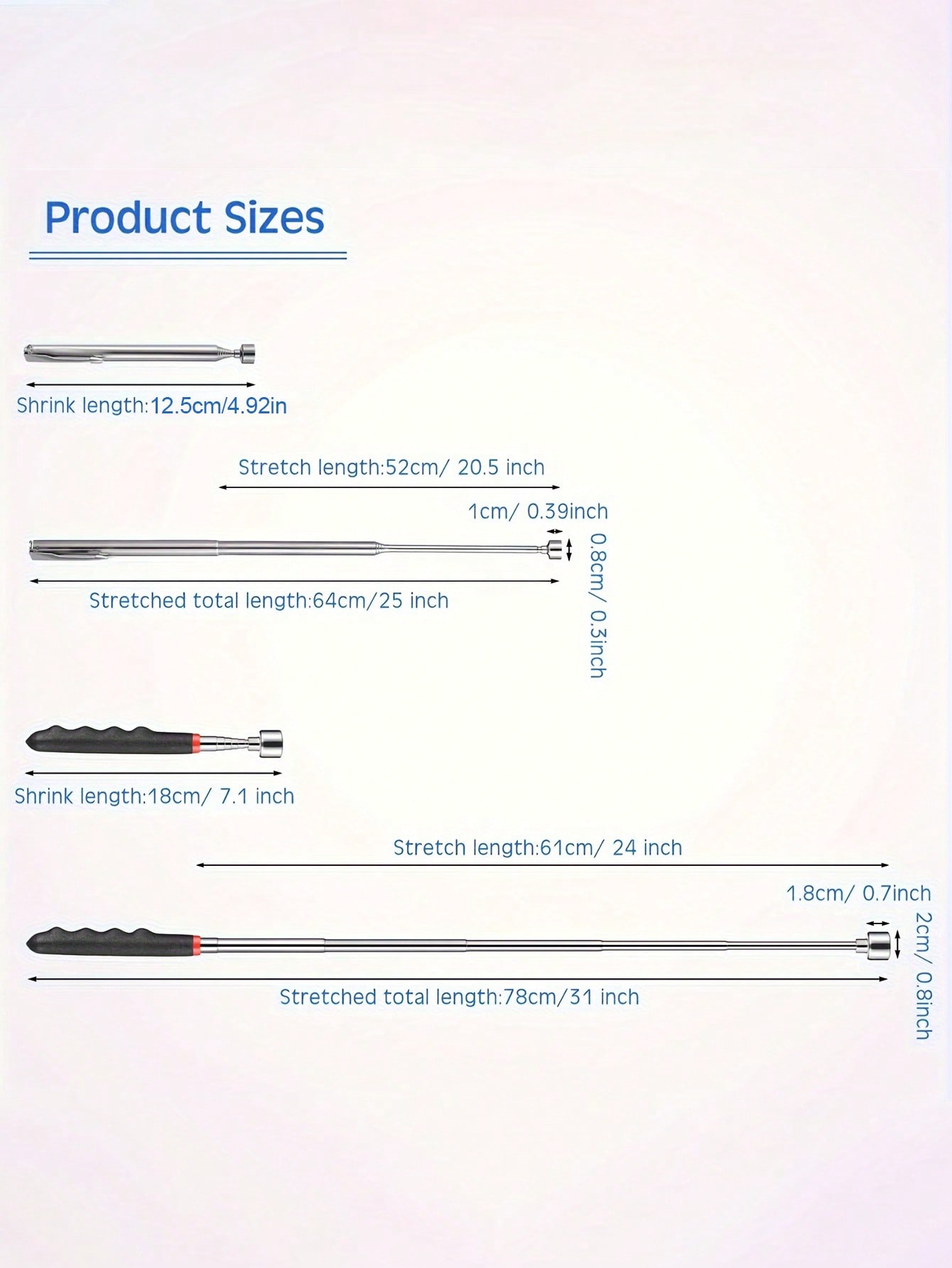 Herramienta de Recogida Magnét - Telescopic Fishing Rod reseña y precio