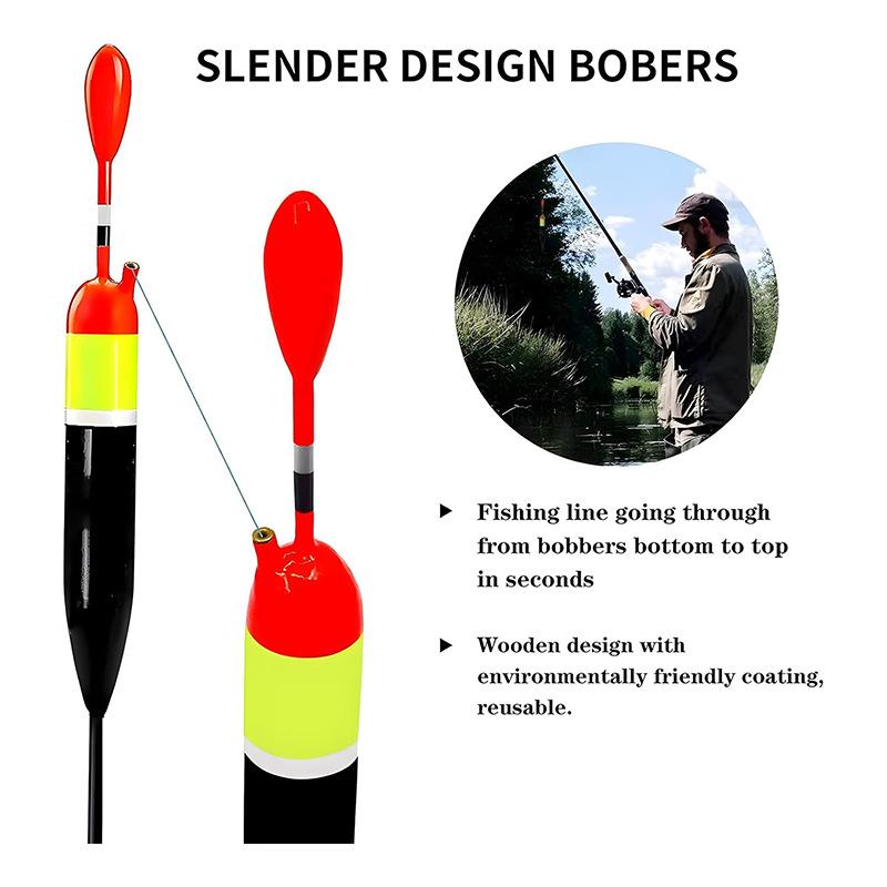 Flotadores de Madera de Balsa  - Fishing Bobber Float reseña y precio